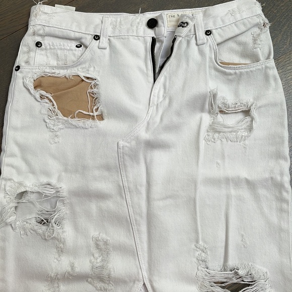 RAG & BONE DISTRESSED SKIRT - Picture 2 of 5